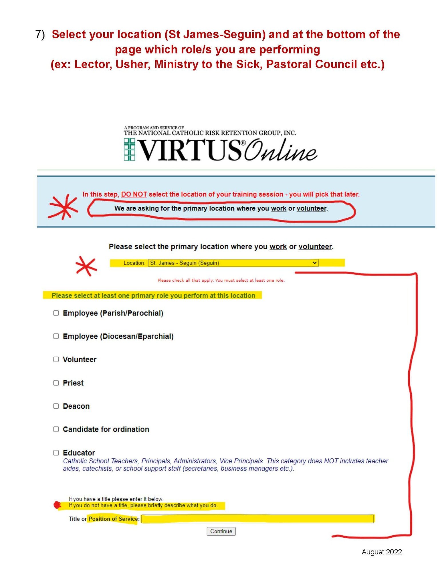 Virtus Ministry Training St. James Catholic Church Seguin, TX